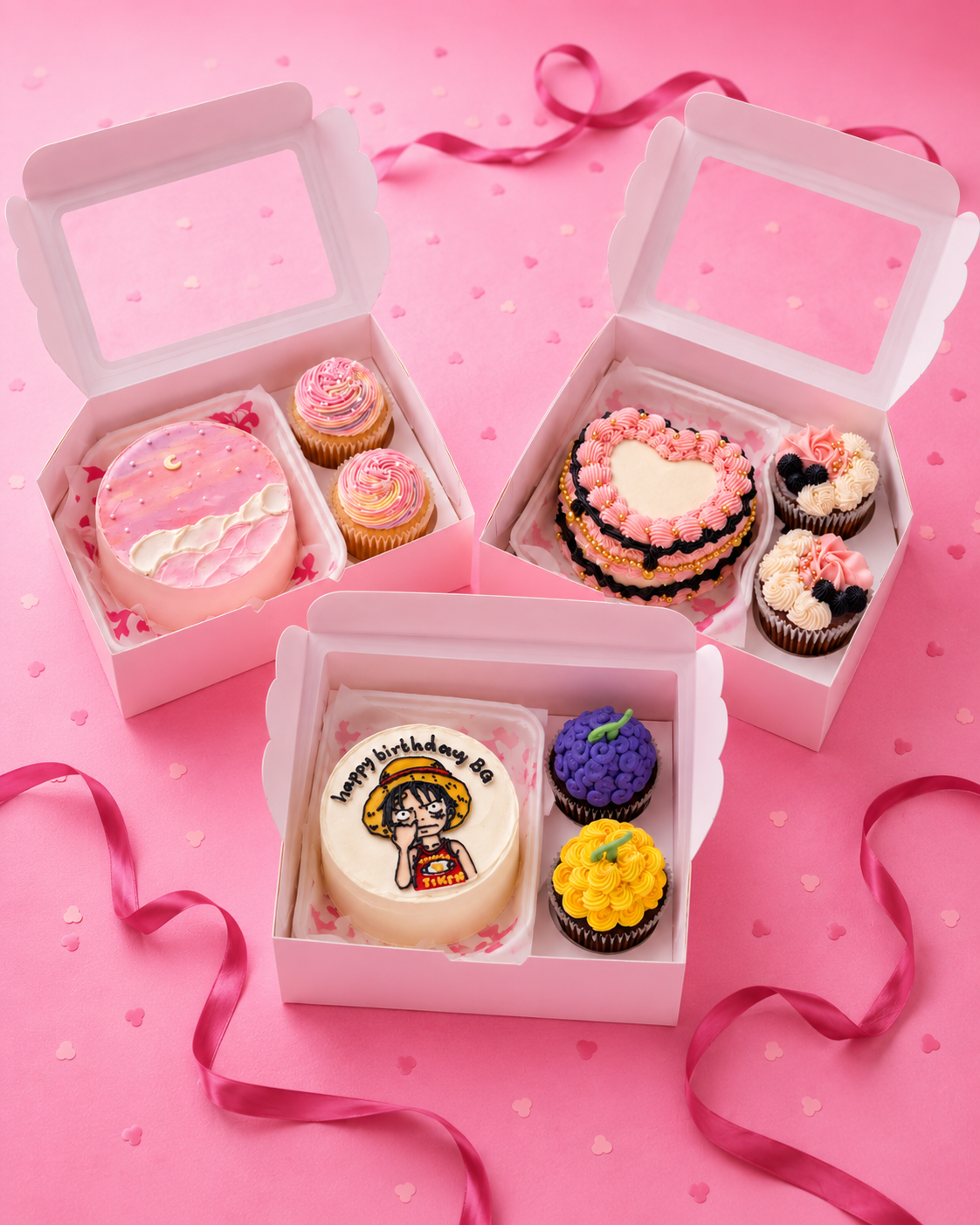 Bento Cake and Cupcake Sets