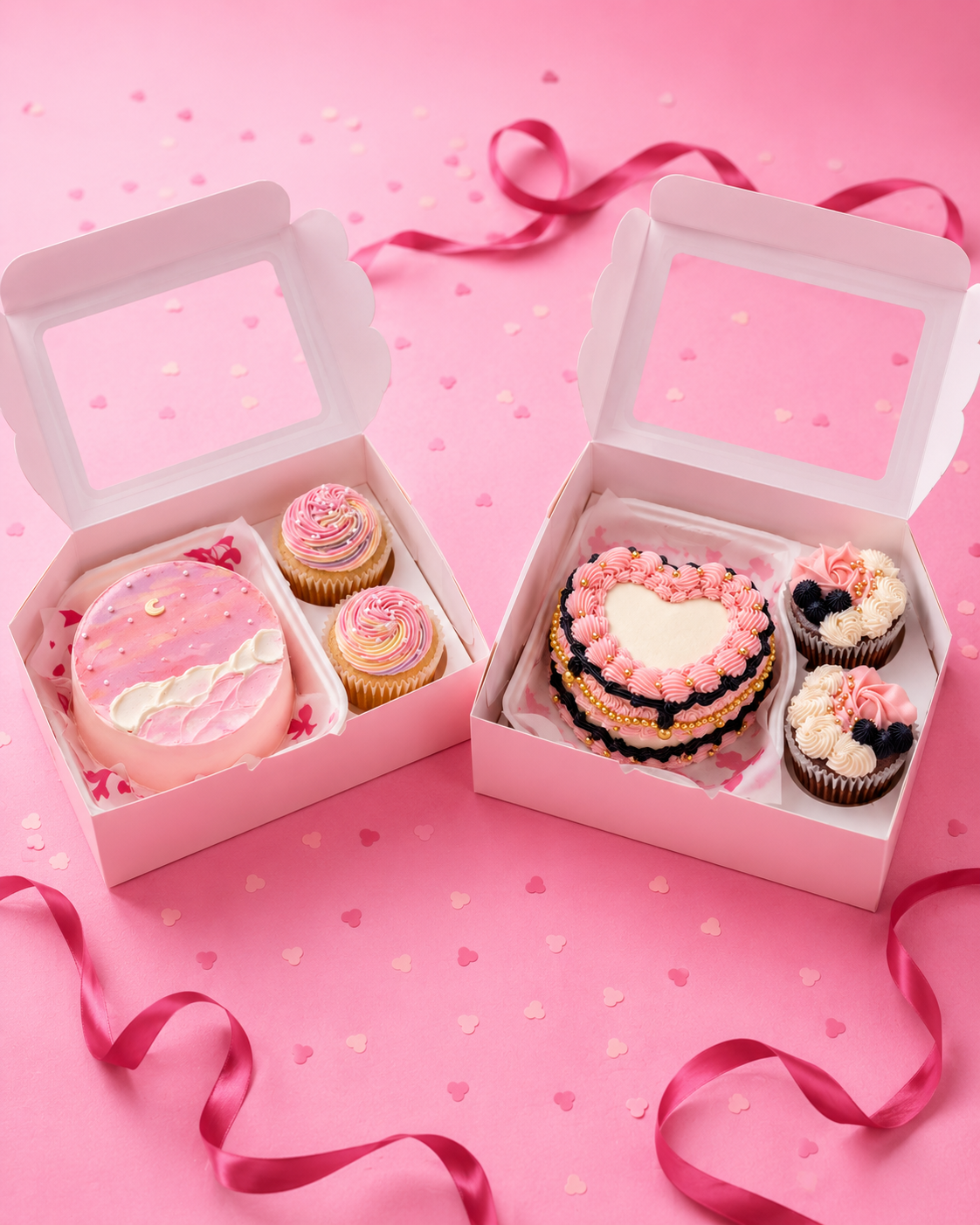 Bento Cake and Cupcake Sets