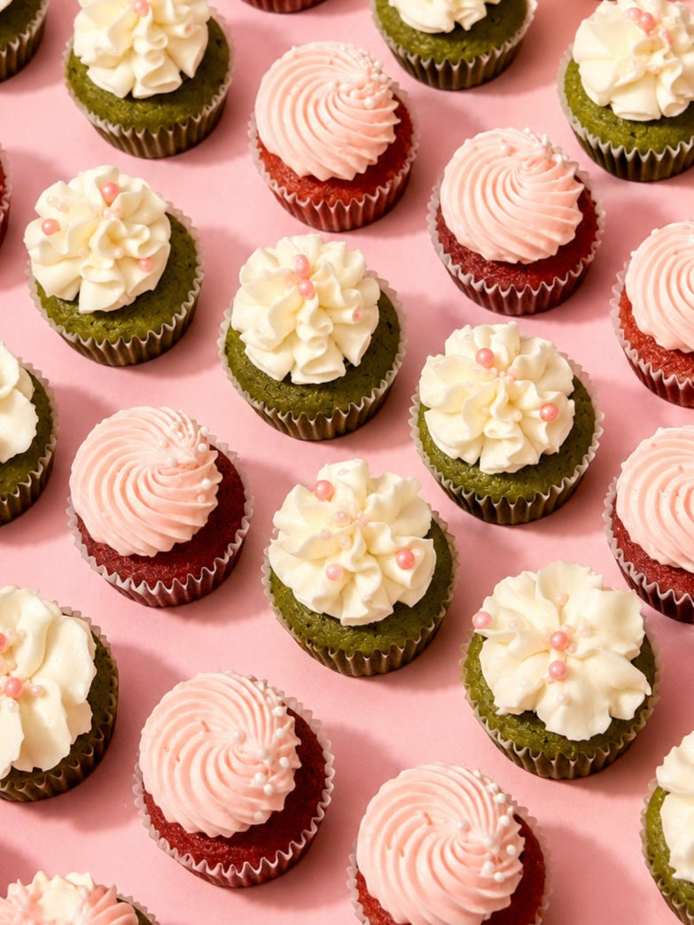 Pearl Swirl Cupcakes