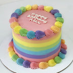 Pastel Rainbow Cake