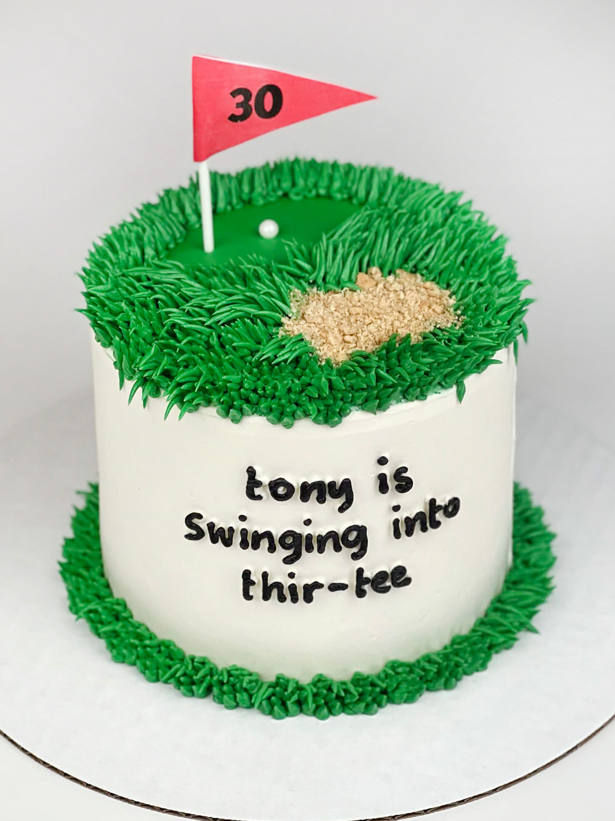 Golf Green Cake