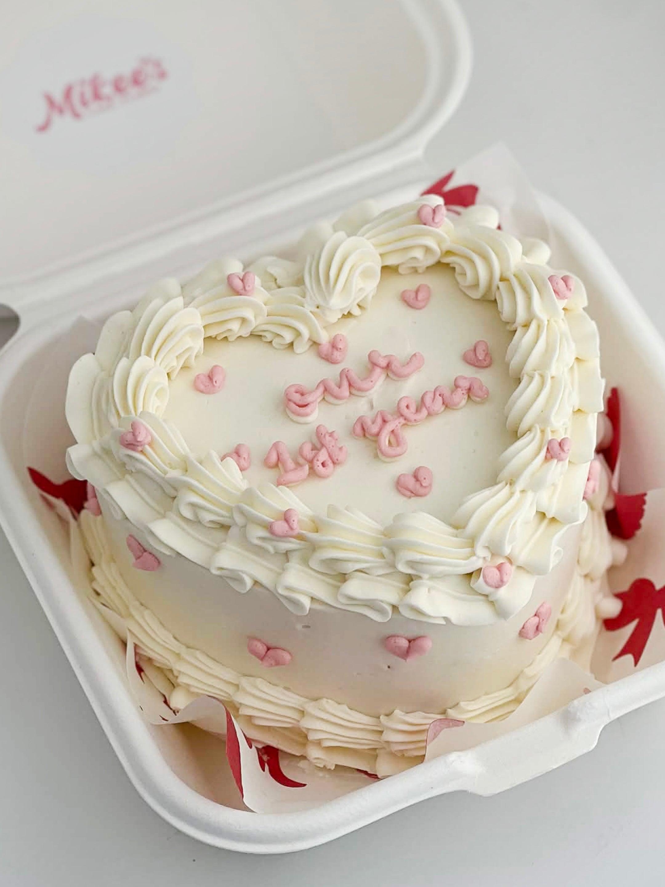 Blush Heart Cake