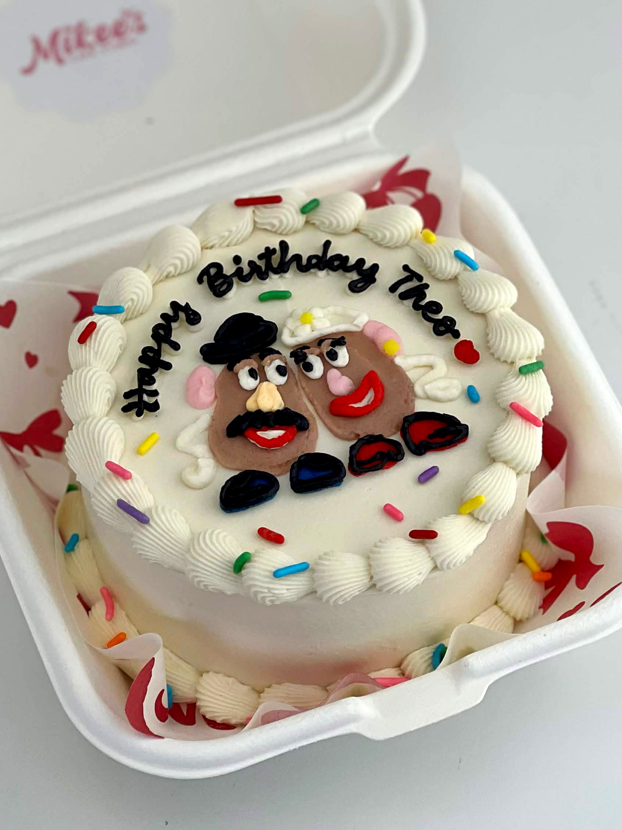 Mr & Mrs. Potatohead Cake