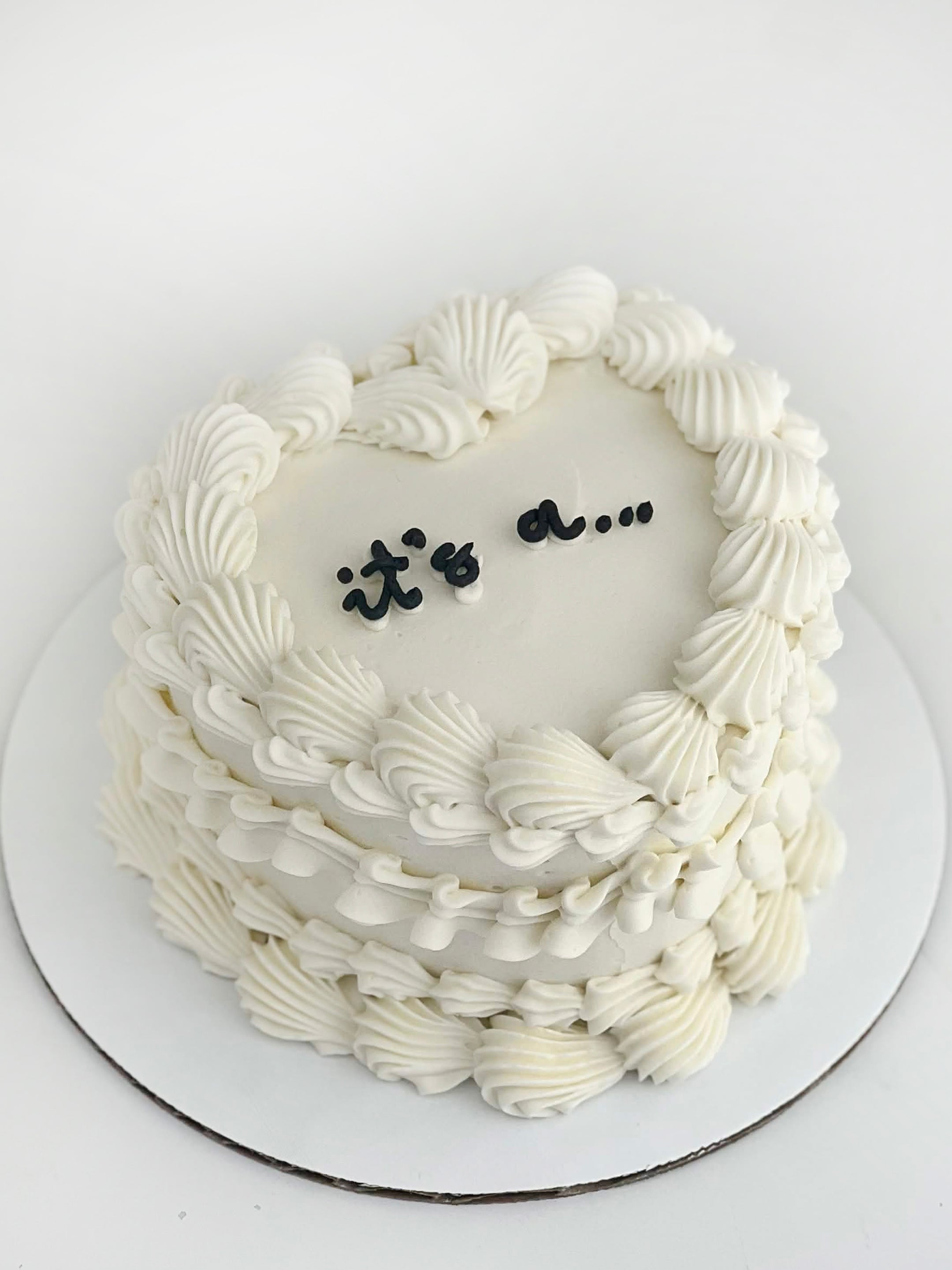Pure White Vintage Cake